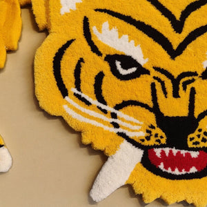 Yellow Tiger Tufting Rug