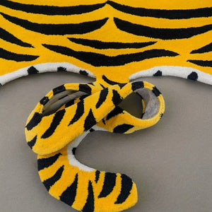 Yellow Tiger Tufting Rug